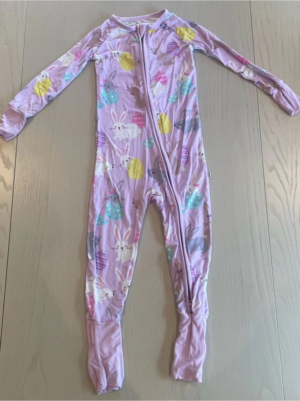Little Sleepies Lavender Hoppy Days Zippy Bamboo Pajama - 2T